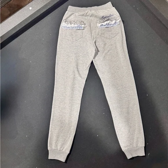 MonnaLisa Light Gray Kids Joggers - Picture 2 of 4
